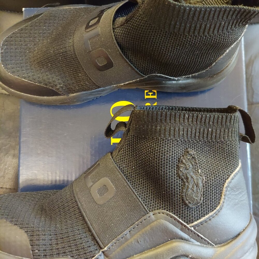 Polo Ralph Lauren Triple Black Chaning Bootie - Picture 3 of 6